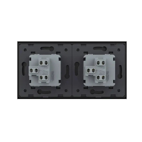 Livolo | Zwart | 1+1 | Aan/Uit | Wipschakelaar Livolo Nederland B.V.