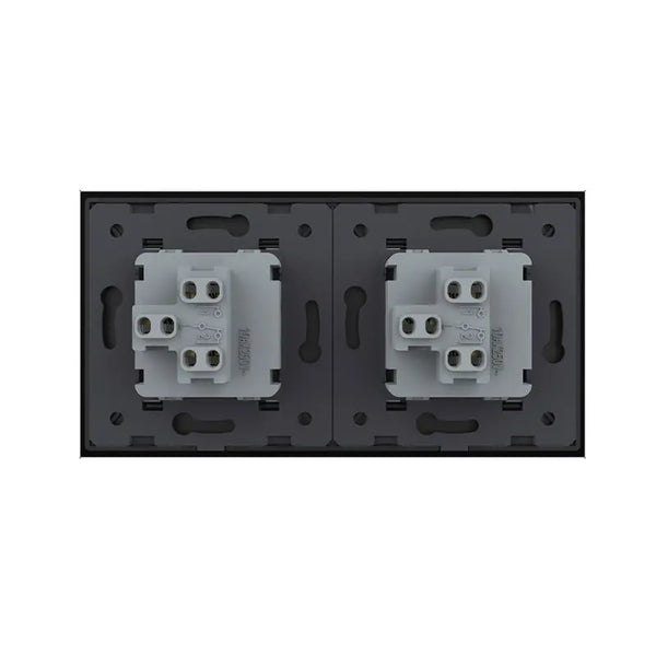 Livolo | Zwart | 1+1 | Aan/Uit | Wissel | Wipschakelaar Livolo Nederland B.V.