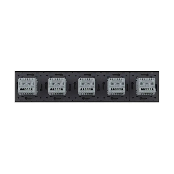 Livolo | Zwart | 1+1+1+1+1 | Puls | Schakelaar Livolo Nederland B.V.