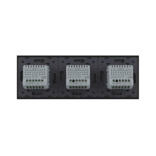 Livolo | Zwart | 1+1+2 | Puls | 12 of 24V DC | Schakelaar Livolo Nederland B.V.