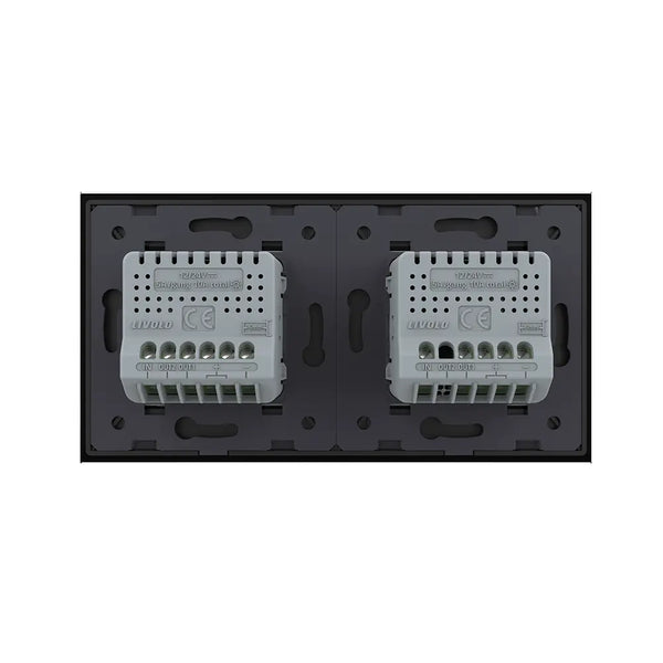 Livolo | Zwart | 1+2 | Aan/Uit | 12 of 24V DC | Schakelaar Livolo Nederland B.V.