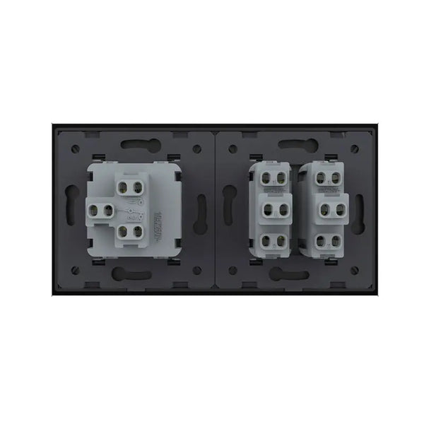 Livolo | Zwart | 2+1 | Aan/Uit | Wipschakelaar Livolo Nederland B.V.