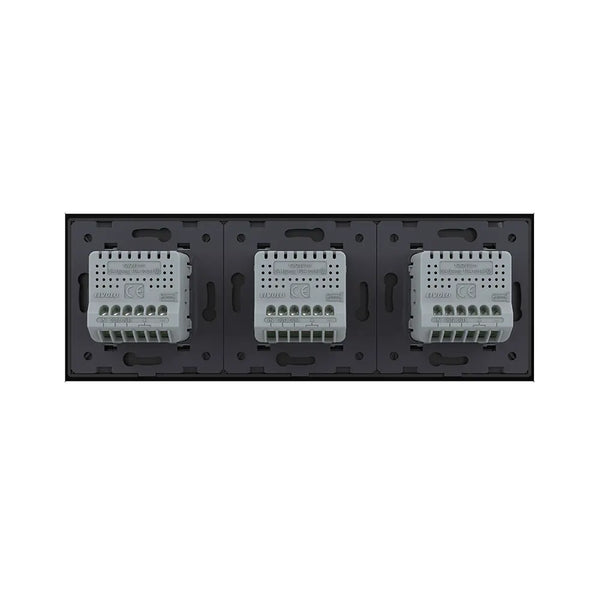 Livolo | Zwart | 2+2+2 | Puls | 12 of 24V DC | Schakelaar Livolo Nederland B.V.