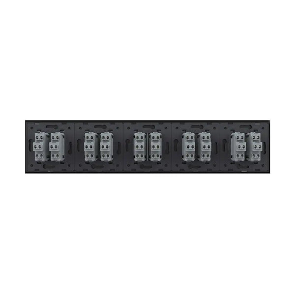 Livolo | Zwart | 2+2+2+2+2 | Aan/Uit | Wipschakelaar Livolo Nederland B.V.