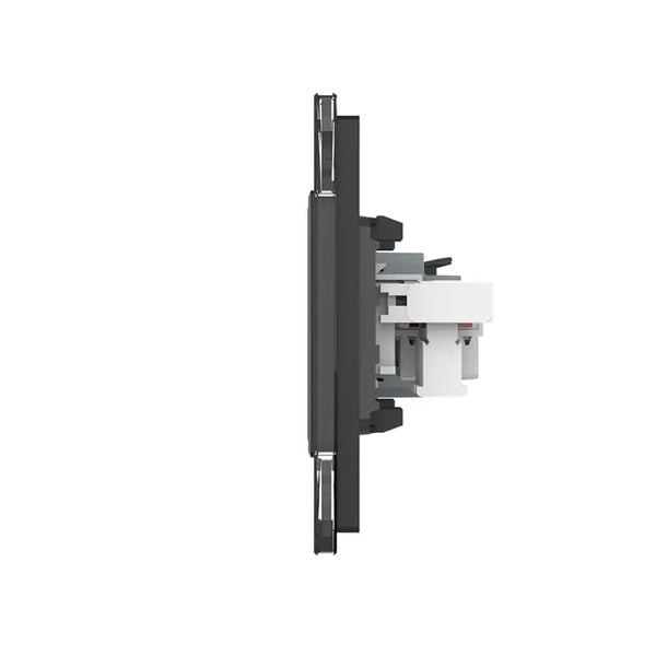 Livolo | Zwart | SR+SR | Wandcontactdoos | Netwerk | Telefoon Livolo Nederland B.V.