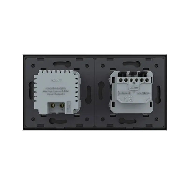 Livolo | Zwart | SR+SR | Wandcontactdoos | Wandverlichting | Beweging en nacht sensor Livolo Nederland B.V.