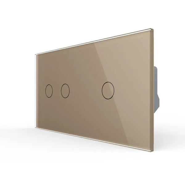 Livolo | Goud | 2+1 | Aan/Uit | Schakelaar | Smart Home Livolo Nederland B.V.