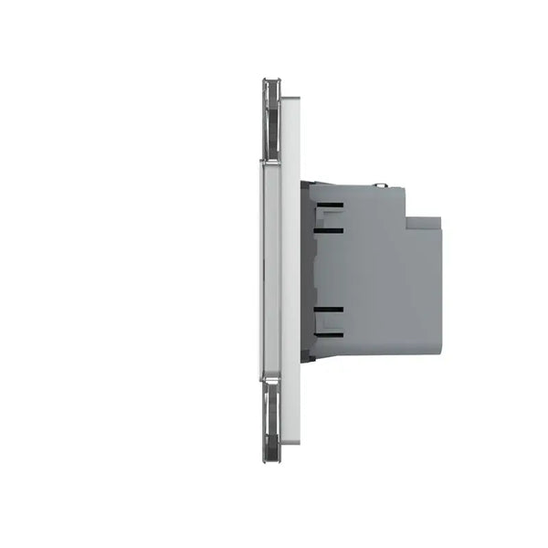 Livolo | Grijs | SR+SR | Wandcontactdoos | USB type C oplader Livolo Nederland B.V.