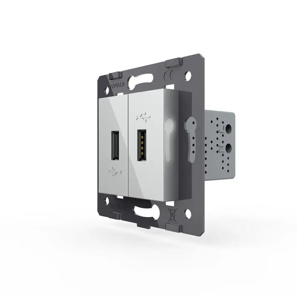 Livolo | Grijs | SR | USB oplader | USB oplader Livolo Nederland B.V.