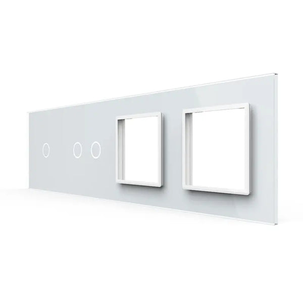 Livolo | Wit | 1+2+SR+SR | Glasplaat | Combinatie Livolo Nederland B.V.