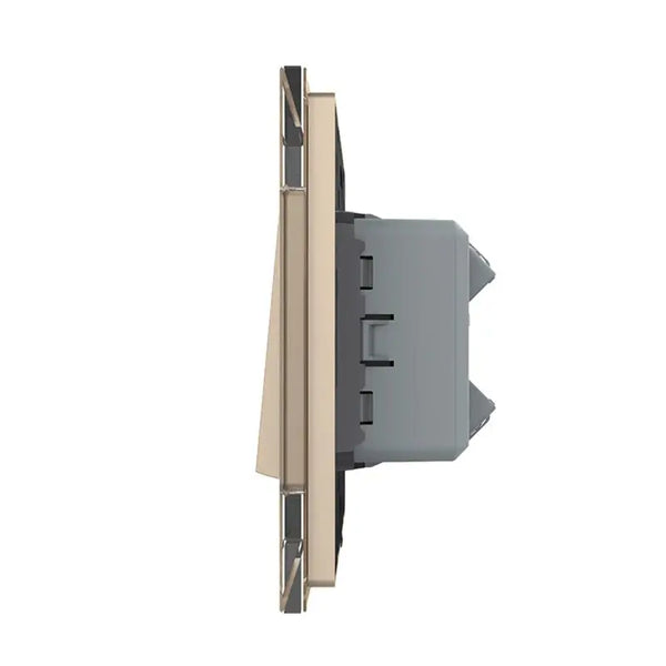 Livolo | Goud | 1 | Aan/Uit | Kruis | Wipschakelaar Livolo Nederland B.V.