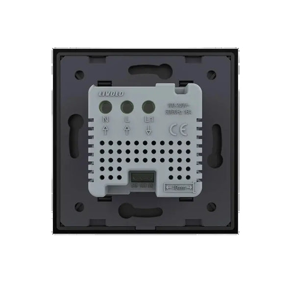 Livolo | Zwart | SR | Thermostaat voor elektrische vloerverwarming | Smart Home Livolo Nederland B.V.