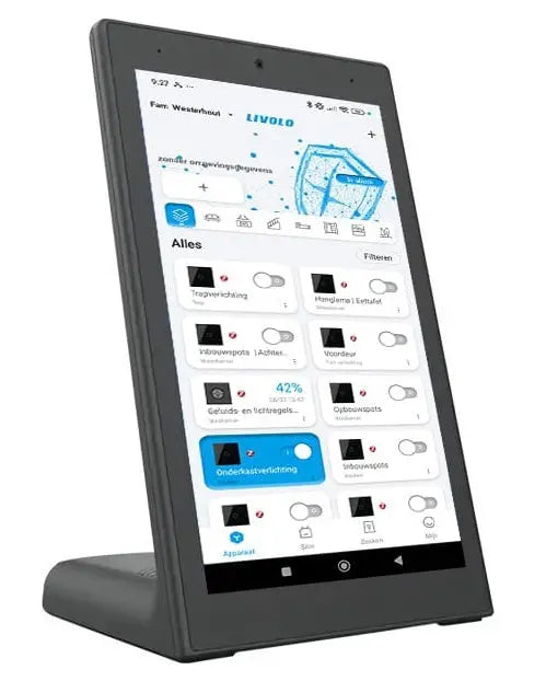 Livolo | Touchscreen | Staande Tablet | Android | 8" inch | Zwart | Smart Home Livolo Nederland B.V.