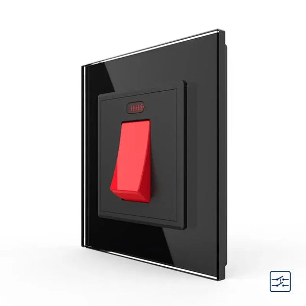 Livolo | Zwart | 1 | Aan/Uit | Dubbelpolige schakelaar | 16A Livolo Nederland B.V.