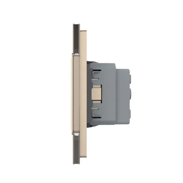 Livolo | Goud/Wit | SR+SR | Wandcontactdoos Livolo Nederland B.V.