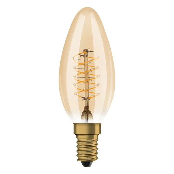 E14 | Warm-Wit | LED | Kaars Filament | Amber Livolo Nederland B.V.