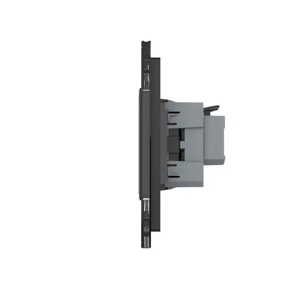 Livolo | Zwart | SR+SR+SR+SR | Wandcontactdoos Livolo Nederland B.V.