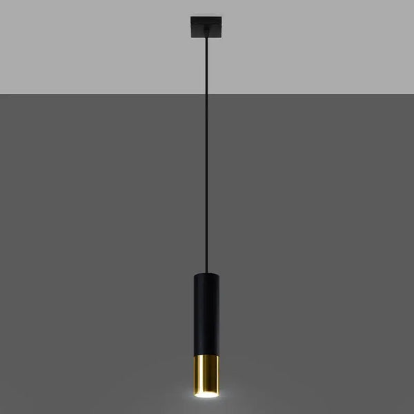 Hanglamp | 1 | Zwart met gouden buitenzijde | Luxe LED Livolo Nederland B.V.