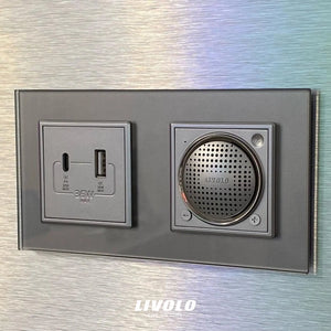 SR-Multimedia-Dubbel Design schakelmateriaal