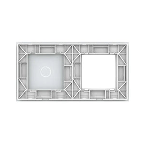 Livolo | Wit | SR+1 | Glasplaat | Combinatie Livolo Nederland B.V.