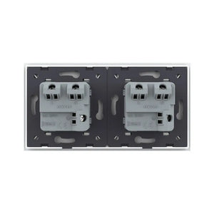 Livolo | Wit | SR+SR | Wandcontactdoos | Zonder randaarde Livolo Nederland B.V.