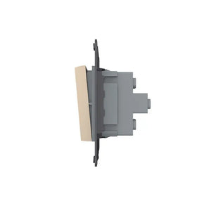 Livolo | Goud | 2 | Module | Aan/Uit | Kruis | Wipschakelaar Livolo Nederland B.V.