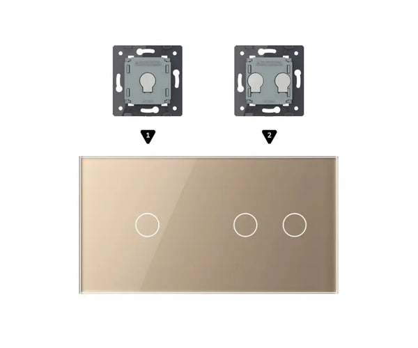 Zelf samenstellen | Goud | Afdekraam 1+2 Livolo Nederland B.V.