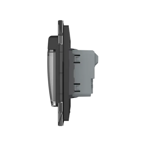 Livolo | Zwart | SR | Wandcontactdoos | Zonder randaarde | IP44 Livolo Nederland B.V.