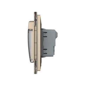 Livolo | Goud | SR | Wandcontactdoos | Zonder randaarde | IP44 Livolo Nederland B.V.