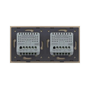 Livolo | Goud | 2+2 | Aan/Uit | Wisselschakelaar Livolo Nederland B.V.