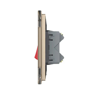 Livolo | Goud | 1 | Aan/Uit | Dubbelpolige schakelaar | 16A Livolo Nederland B.V.