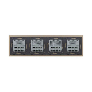 Livolo | Goud | SR+SR+SR+SR | Slide-Dimmer | Wisselschakelaar | Smart Home Livolo Nederland B.V.