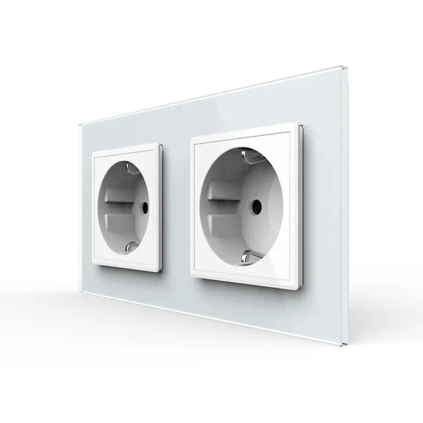 Livolo | Wit | SR+SR | Wandcontactdoos Livolo Nederland B.V.