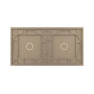 Livolo | Gold | 1+1 | Glass plate | Touch switch Livolo Nederland B.V.