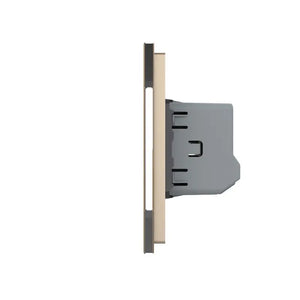 Livolo | Goud | 1+1 | Dimmer | Wisselschakelaar Livolo Nederland B.V.