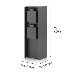 Buiten Wandcontactdoos | Zwart | 2 Stopcontacten | Waterdicht Livolo Nederland B.V.