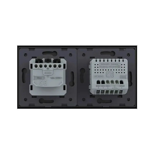 Livolo | Zwart | 1+SR | Aan/Uit | Schakelaar | Wandcontactdoos Livolo Nederland B.V.