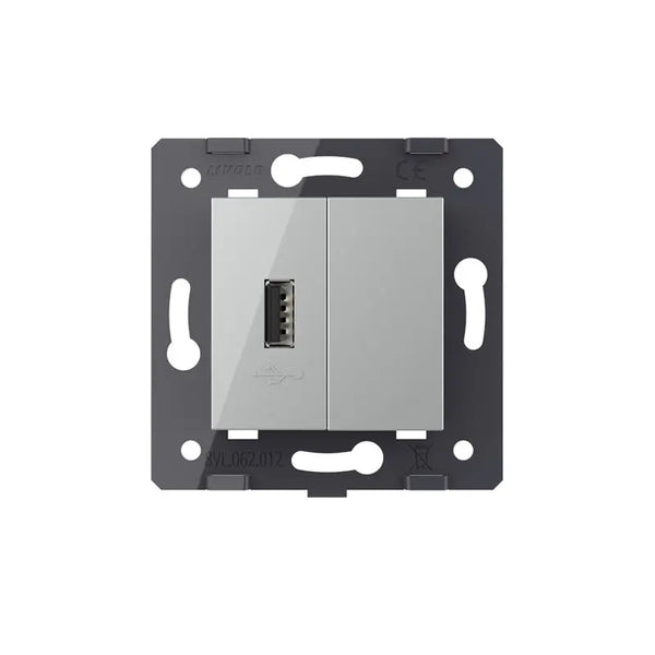 Livolo | Grijs | SR | USB oplader | Blindplaat Livolo Nederland B.V.