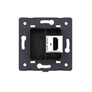 Livolo | Zwart | SR | HDMI aansluiting | Blindplaat Livolo Nederland B.V.