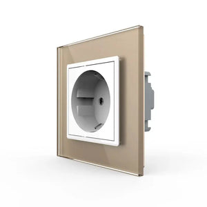 Livolo | Goud/Wit | SR | Wandcontactdoos Livolo Nederland B.V.