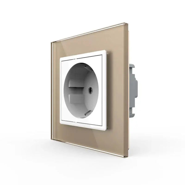 Livolo | Goud/Wit | SR | Wandcontactdoos Livolo Nederland B.V.