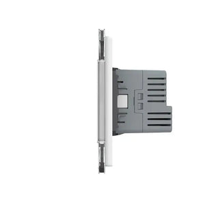 Livolo | Wit | 1+SR | Aan/Uit | Schakelaar | Wandcontactdoos + USB-C Oplader Livolo Nederland B.V.