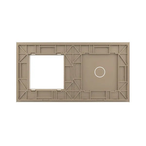 Livolo | Goud | 1+SR | Glasplaat | Combinatie Livolo Nederland B.V.
