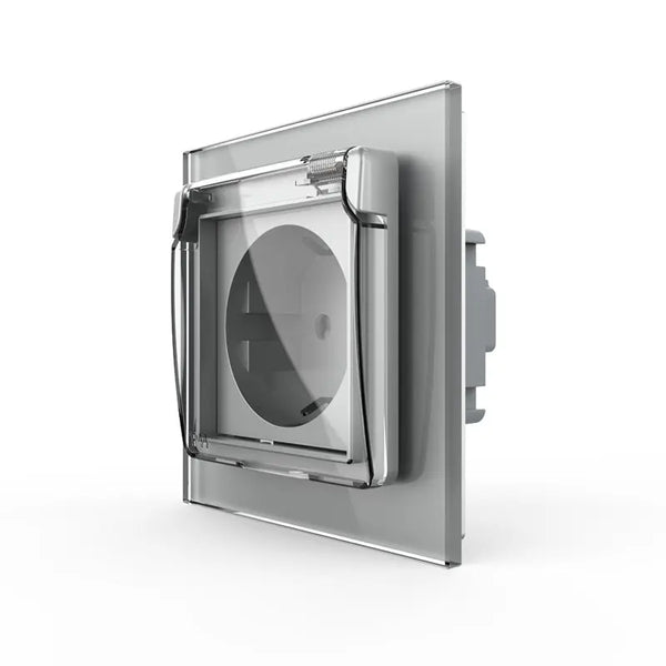 Livolo | Grijs | SR | Wandcontactdoos | IP44 Livolo Nederland B.V.