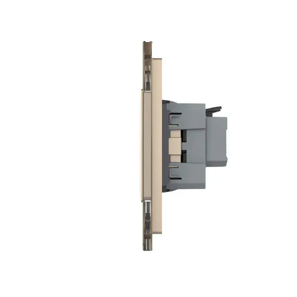Livolo | Goud | SR+SR+SR+SR | Wandcontactdoos Livolo Nederland B.V.