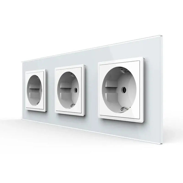 Livolo | Wit | SR+SR+SR | Wandcontactdoos Livolo Nederland B.V.