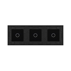 Livolo | Zwart | 1+1+1 | Glasplaat | Touchschakelaar Livolo Nederland B.V.