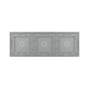 Livolo | Grijs | 1+1+1 | Glasplaat | Touchschakelaar Livolo Nederland B.V.