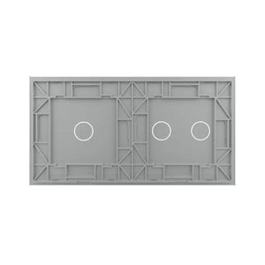 Livolo | Grijs | 1+2 | Glasplaat | Touchschakelaar Livolo Nederland B.V.