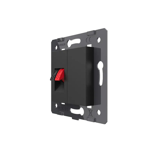 Livolo | Zwart | SR | Audio insteek | Blindplaat Livolo Nederland B.V.